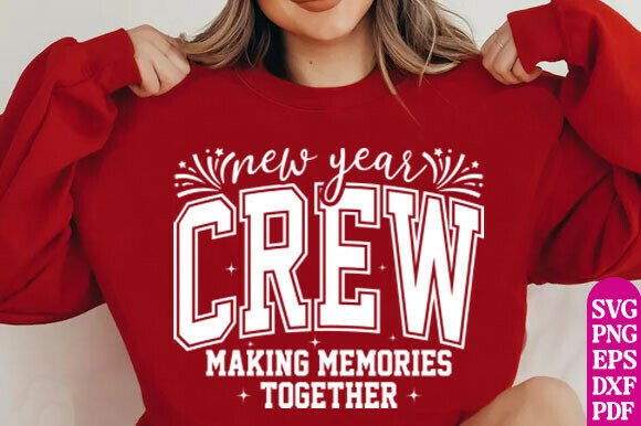 New Year Crew Graphics for T-Shirt Designs