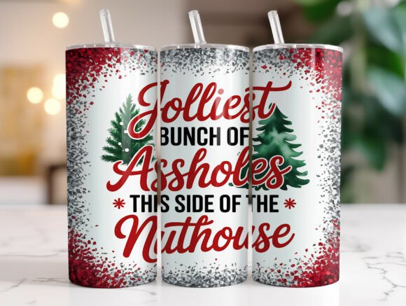 Sarcastic Quote Christmas Tumbler Wrap Graphics