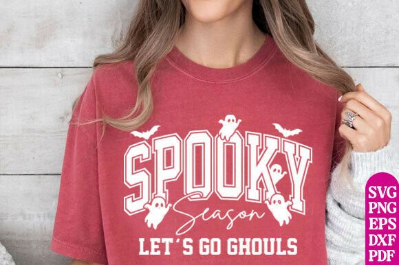 Spooky Season PNG SVG for Halloween Graphics and T-Shirt Designs