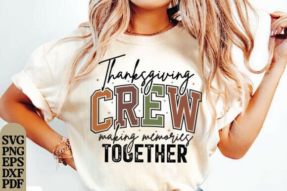 Thanksgiving Crew Graphics for T-Shirt Designs